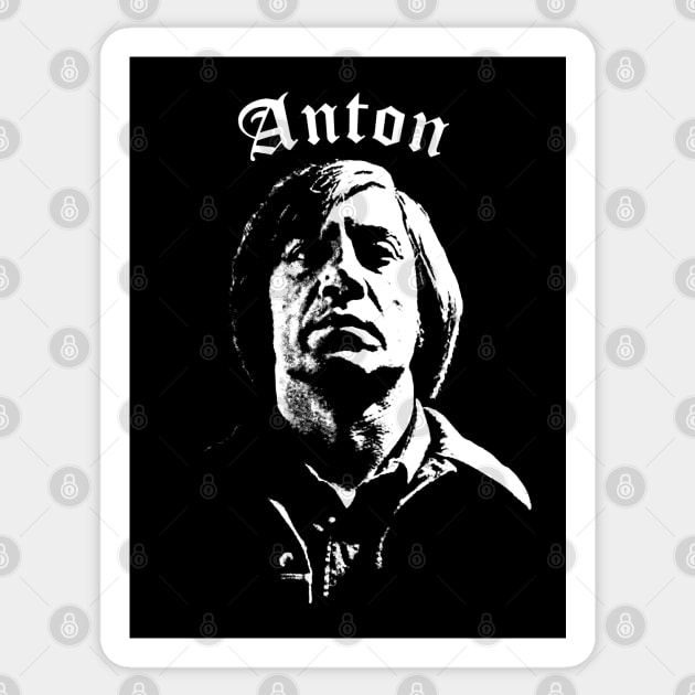 Anton Chigurh ∆ Sticker by DankFutura